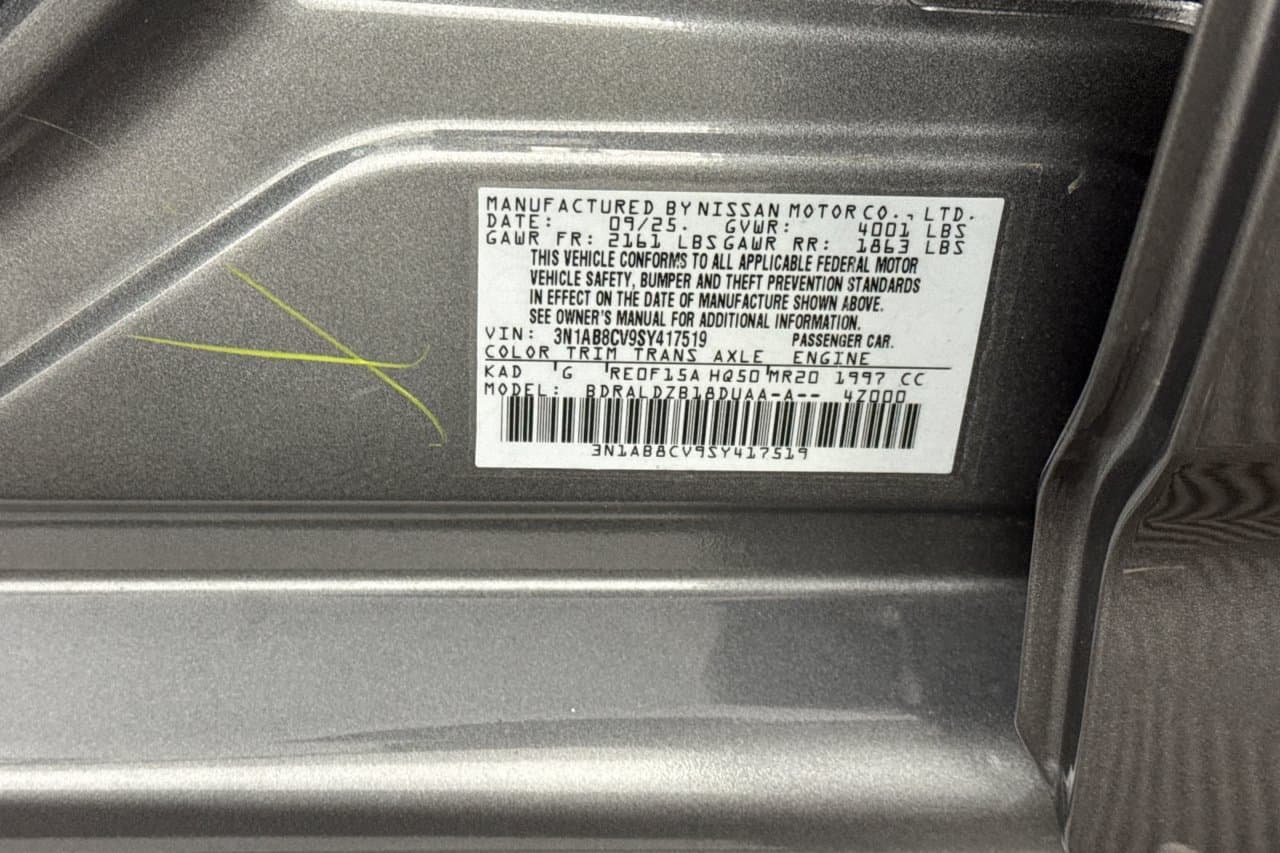 2025 Nissan Sentra SV 23