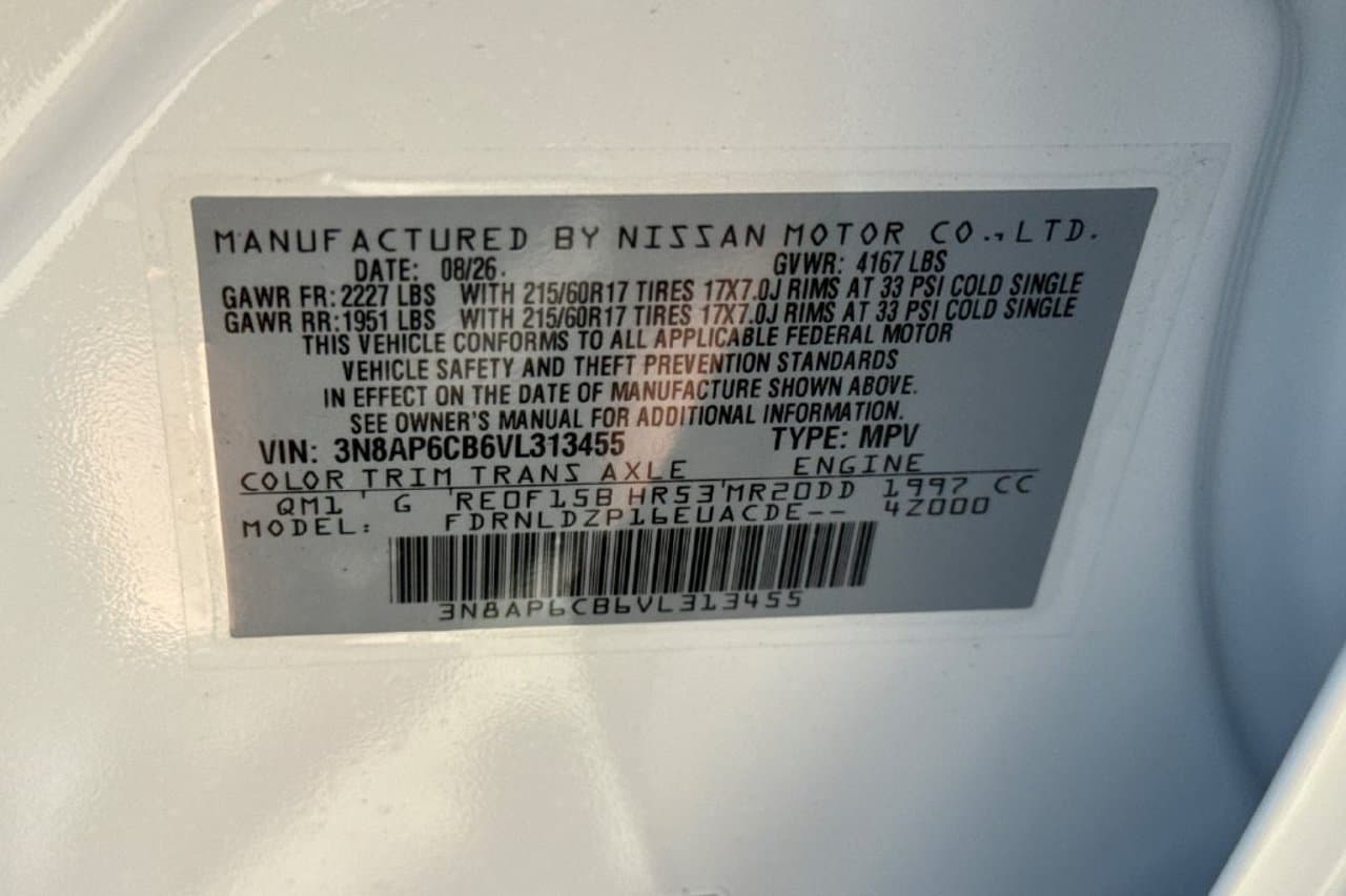 2027 Nissan Kicks SV 25
