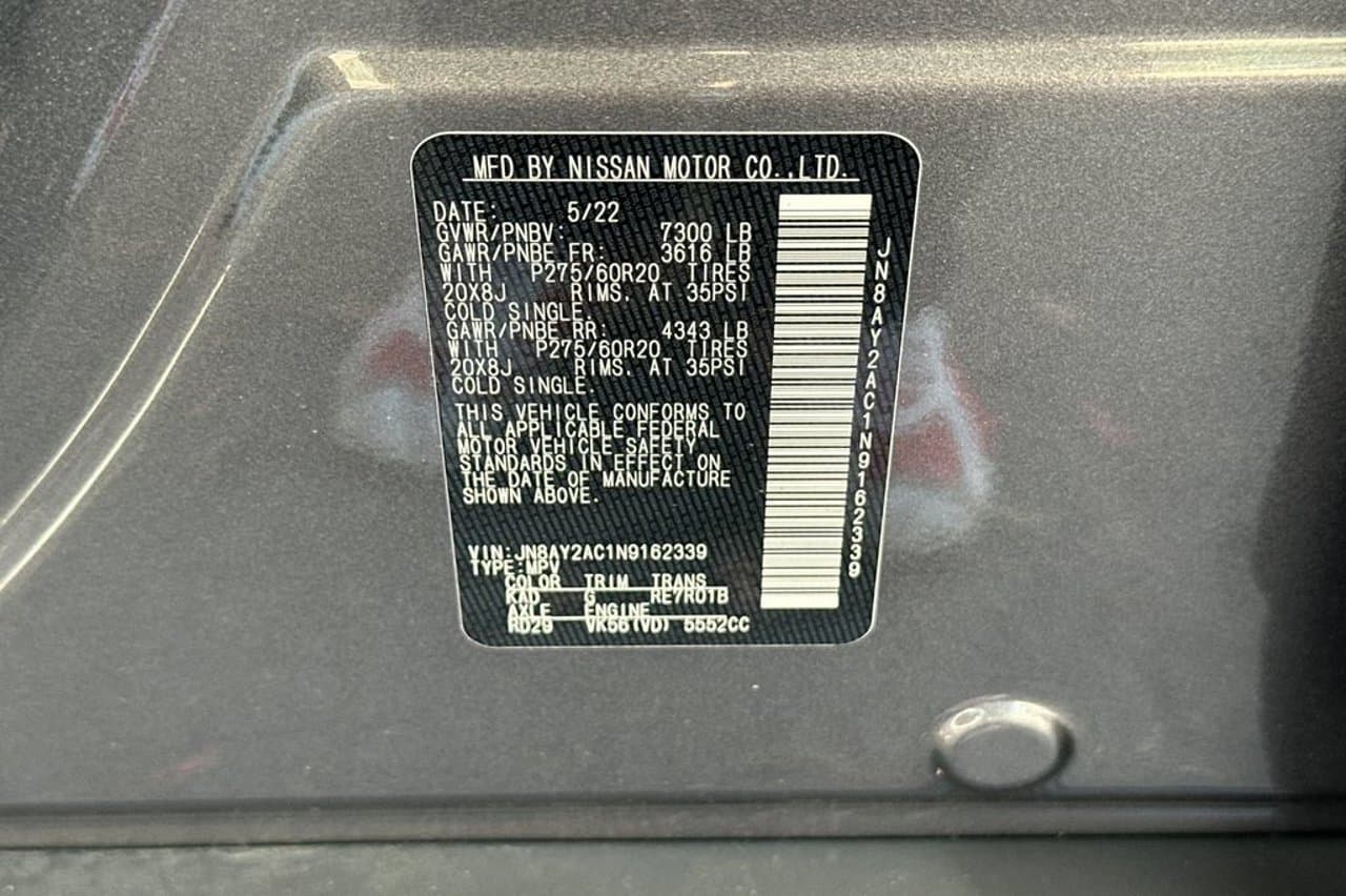 2022 Nissan Armada SV 26