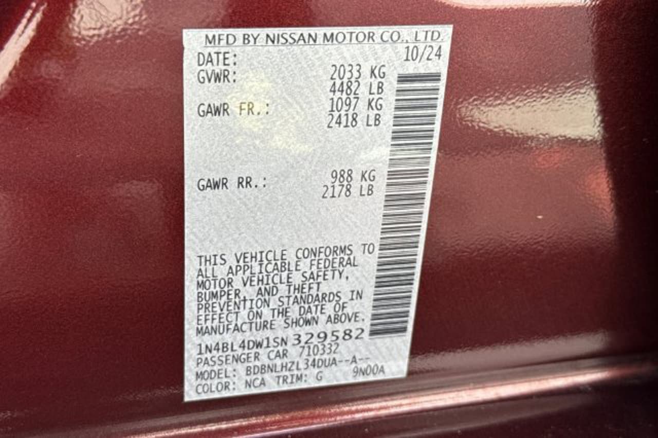 2025 Nissan Altima SV 24
