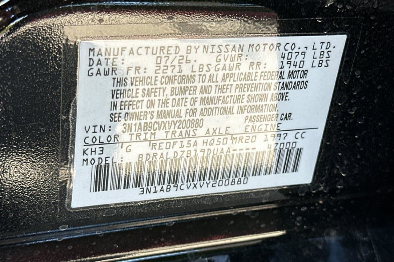 2027 Nissan Sentra SV 23