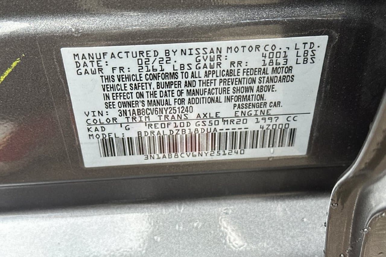 2022 Nissan Sentra SV 23